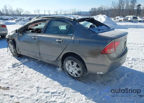 2007 Honda Civic Lx из США, поврежденный, VIN 1HGFA16547L061393